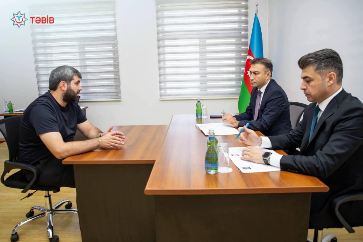 Anar Bayramov Şirvan şəhərində vətəndaşları qəbul edib