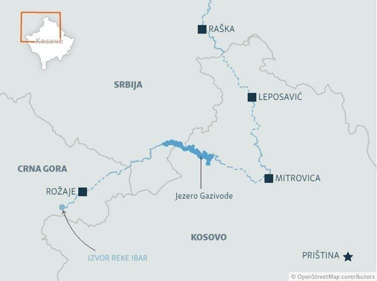 Vuçiç Kosovoya qarşı İbar çayının məcrasını dəyişməyi nəzərdən keçirir