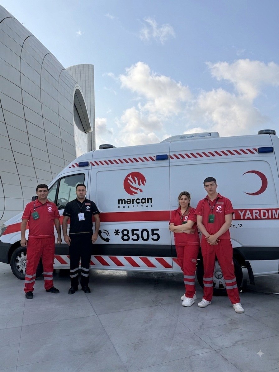 Ceki Çanın Bakıdakı film çəkilişlərinin tibbi tərəfdaşı Mərcan Hospital olub - Şəkil 3