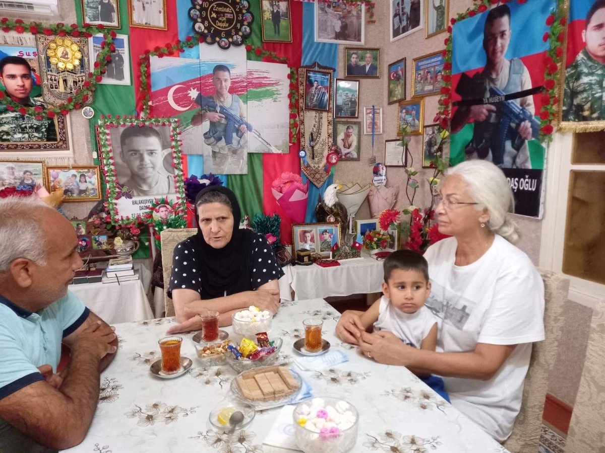 Şəhid Zamin Balakişiyevin ailəsi ziyarət edilib