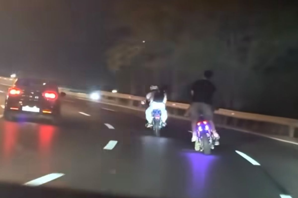 Bakıda avtoxuliqanlıq edən moped sürücüsü həbs edilib