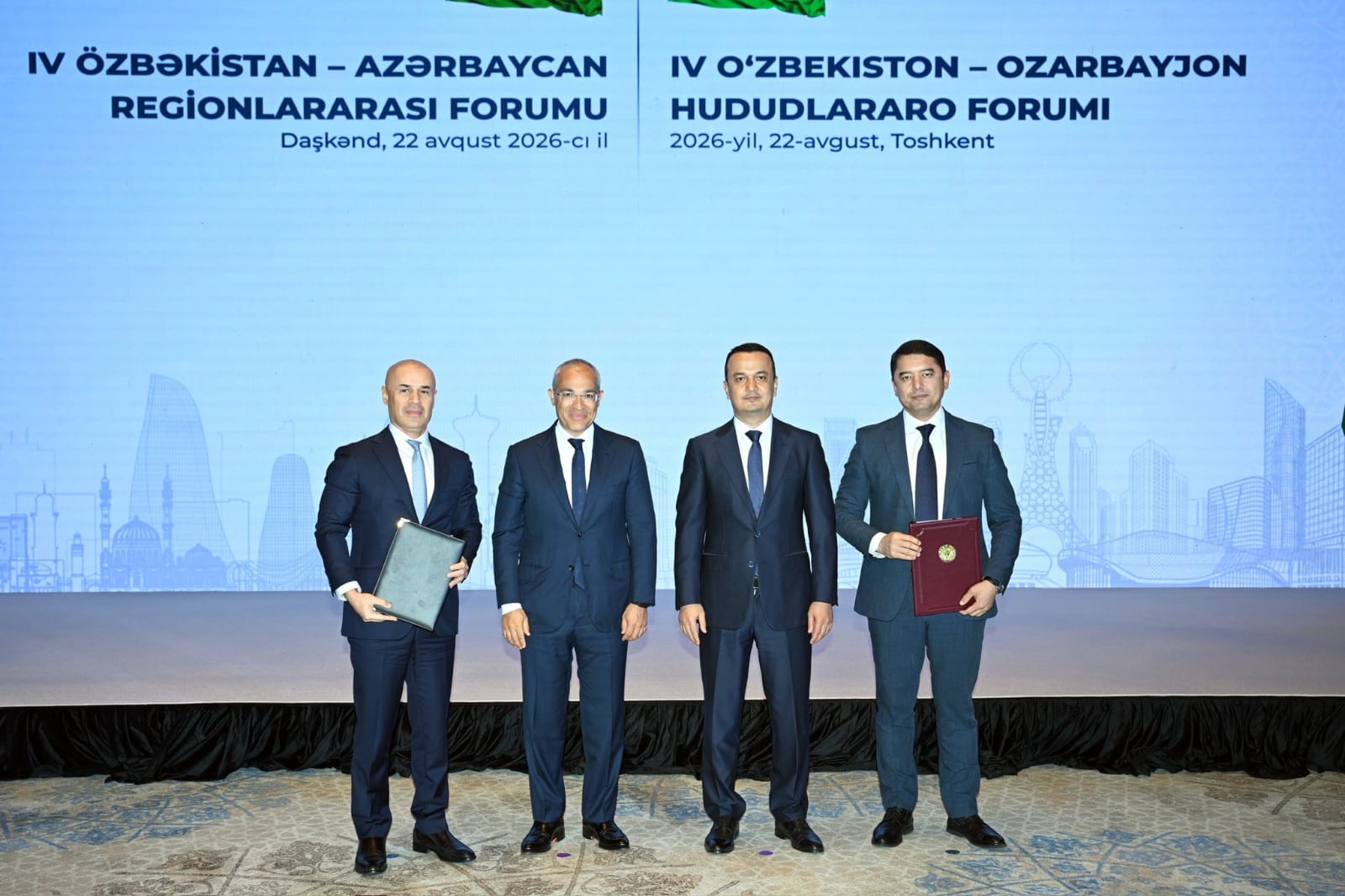 Azərbaycan və Özbəkistan arasında yeni əməkdaşlıq sənədləri imzalanıb