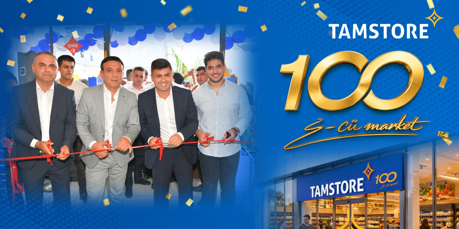 "Tamstore" 100-cü mağazasını açaraq üçillik hədəfinə vaxtından əvvəl nail olub