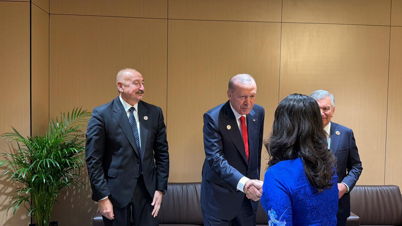 Prezident və xanımı 6-cı Dünya Köçəri Oyunlarının açılış mərasimində - FOTOLAR - Şəkil 7