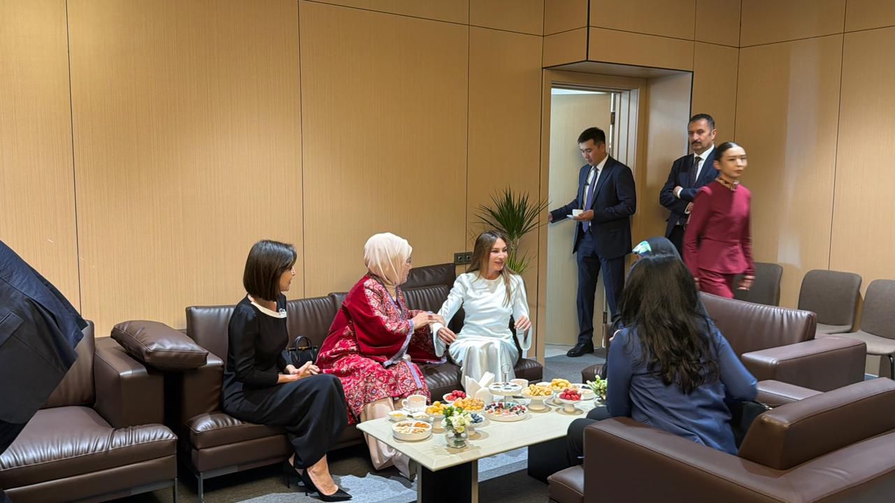 Prezident və xanımı 6-cı Dünya Köçəri Oyunlarının açılış mərasimində - FOTOLAR - Şəkil 6