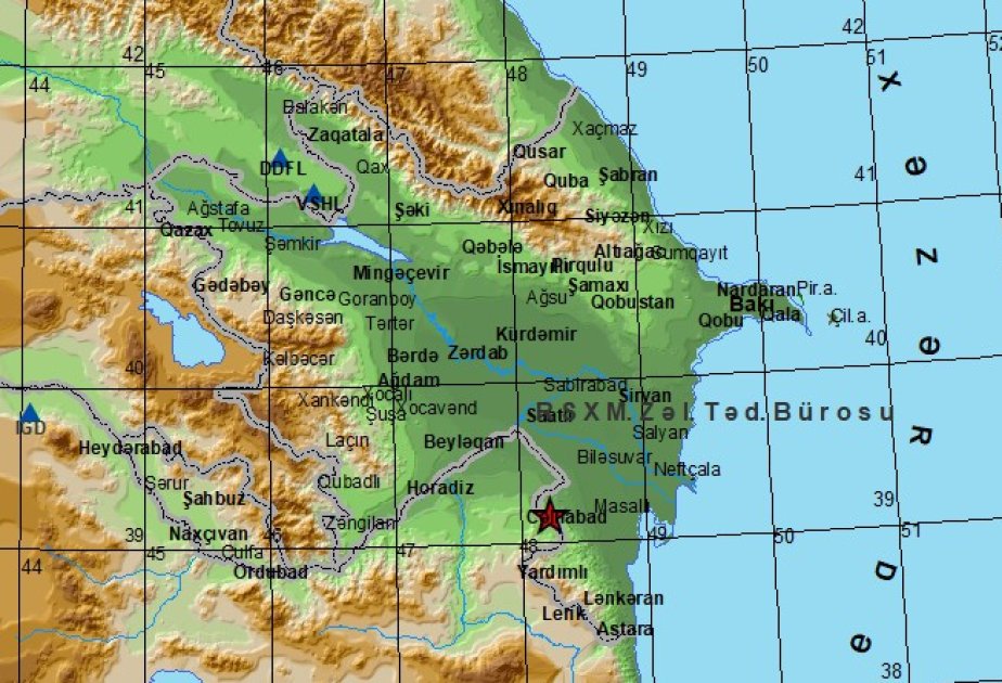 Cəlilabad rayonunda zəlzələ baş verib