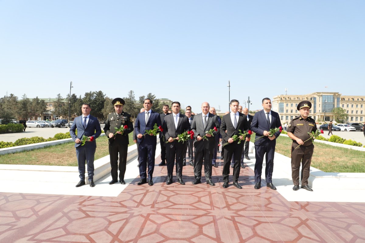 Neftçalada Dövlət Suverenliyi Günü münasibətilə tədbir keçirilib - FOTOLAR