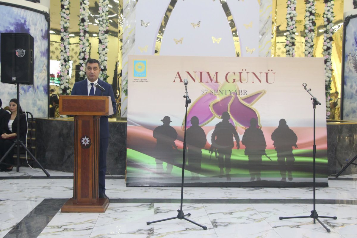 Yevlaxda Anım Günü münasibətilə ehsan süfrəsi təşkil edilib