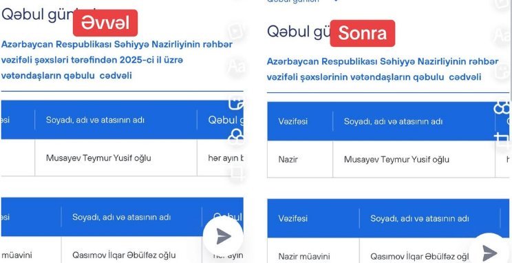 Tənqidlərdən sonra - Nazirlik təcili dəyişiklik etdi - FOTO