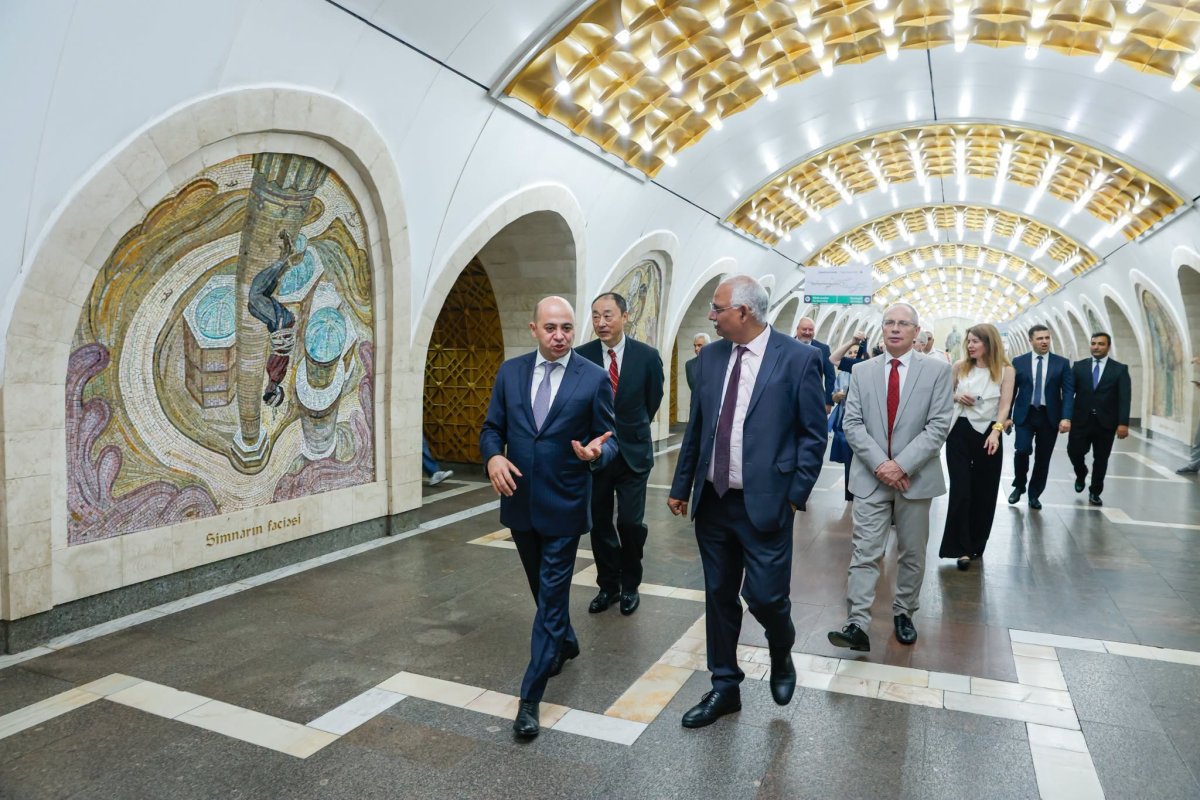 AİB Direktorlar Şurasının üzvləri Bakı Metropolitenində