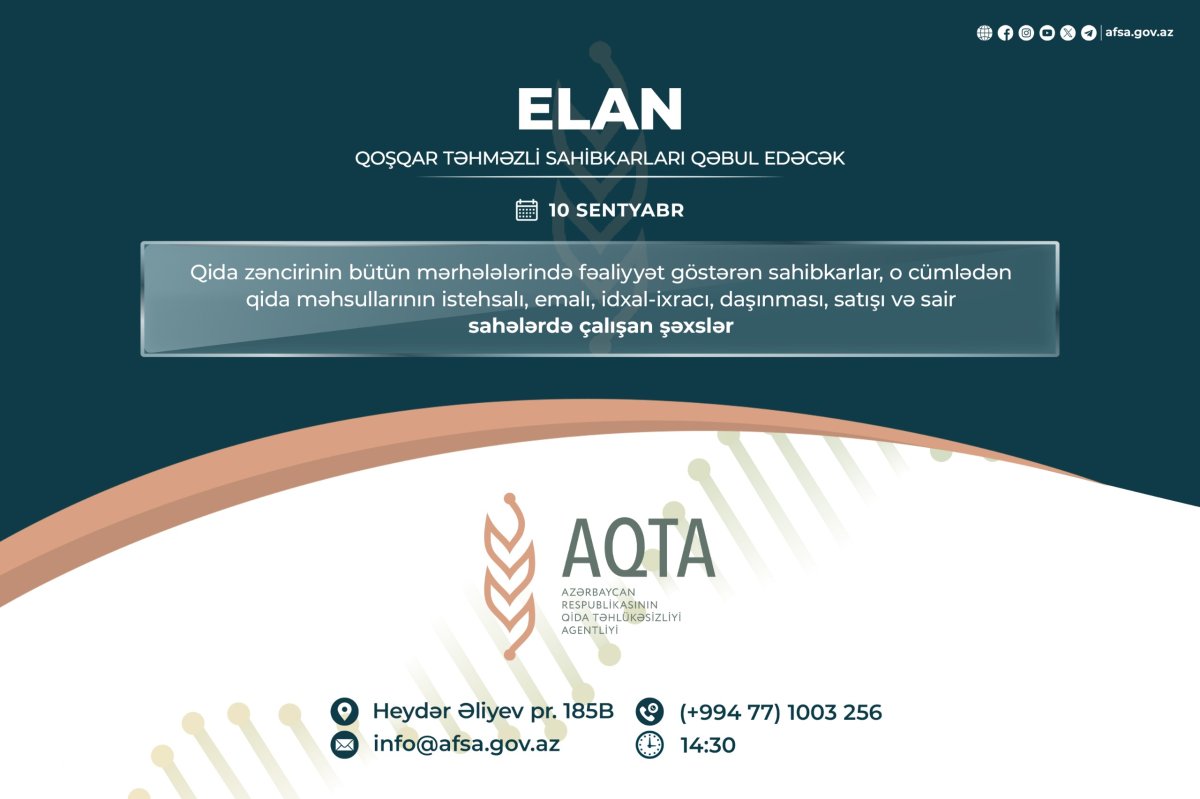 Qoşqar Təhməzli sahibkarları qəbul edəcək
