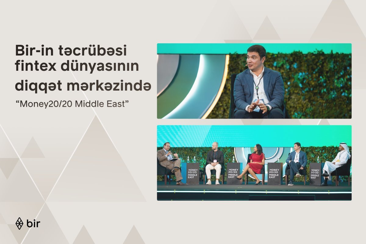 Bir Azərbaycanın rəqəmsal transformasiya təcrübəsini Ər-Riyadda “Money20/20 Middle East” tədbirində təqdim edib