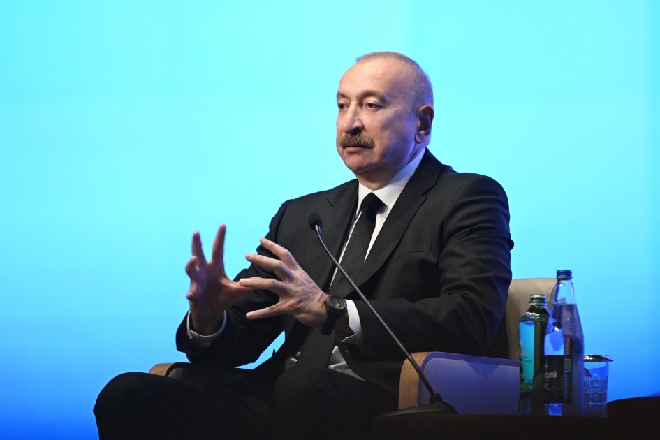 Prezident II Azərbaycan Beynəlxalq İnvestisiya Forumunda iştirak edib - Şəkil 14