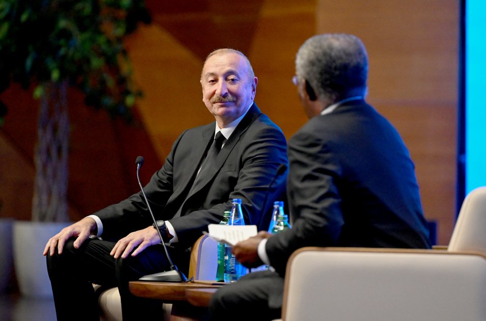 Prezident II Azərbaycan Beynəlxalq İnvestisiya Forumunda iştirak edib - Şəkil 16