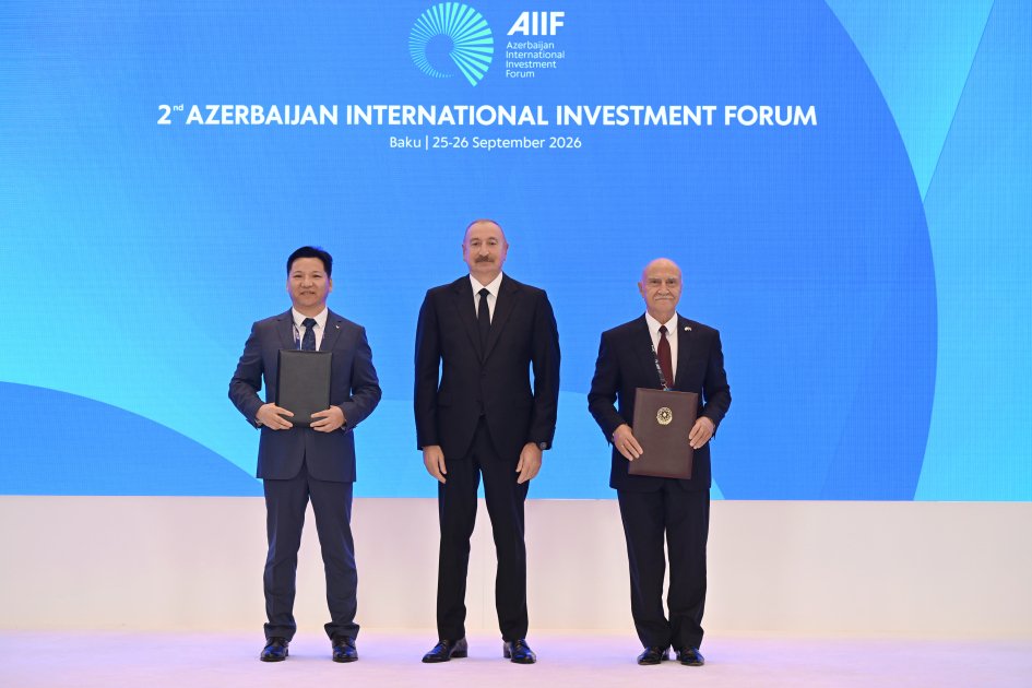 İmzalanmış sənədlər Prezidentin iştirakı ilə mübadilə edildi - Şəkil 1