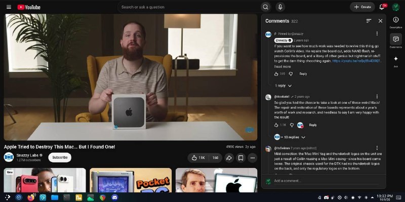 YouTube videolar üçün yeni dizaynı sınaqdan keçirir