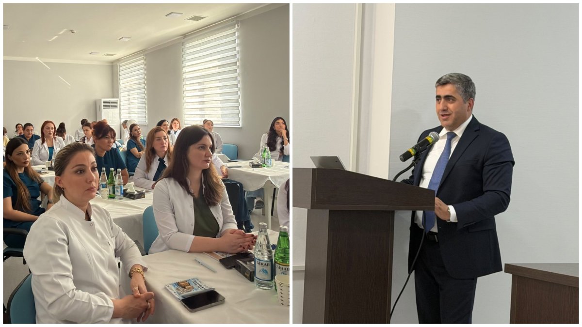 Sabunçu Tibb Mərkəzində elmi konfrans keçirilib - FOTOLAR