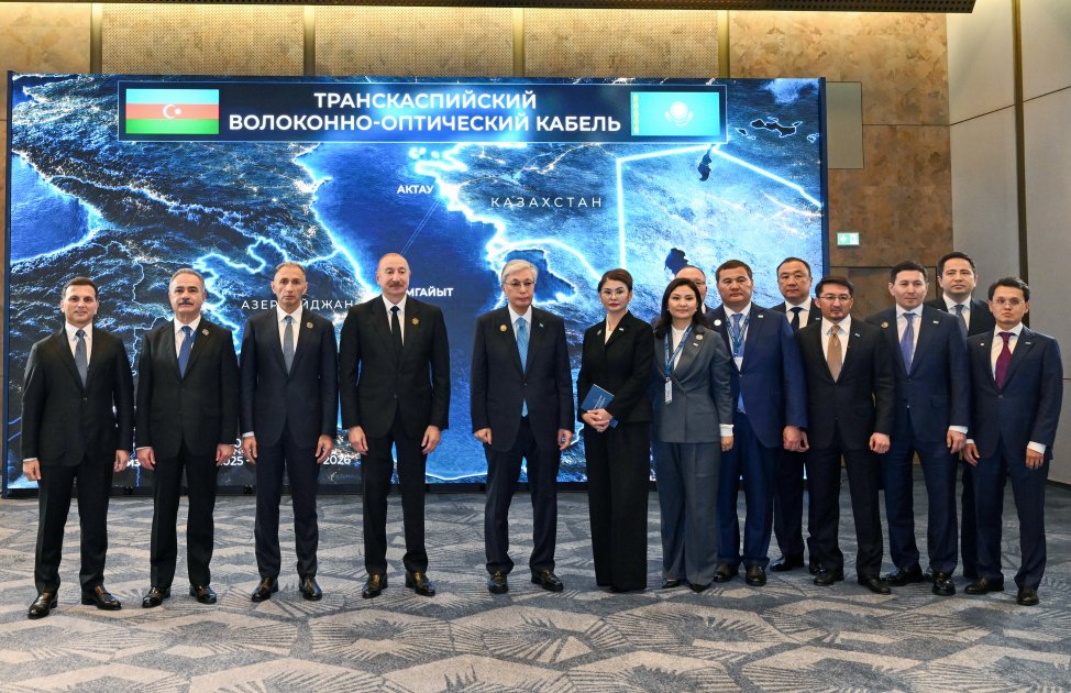 Trans-Xəzər Fiber-Optik Kabel Xəttinin açılış mərasimi keçirilib