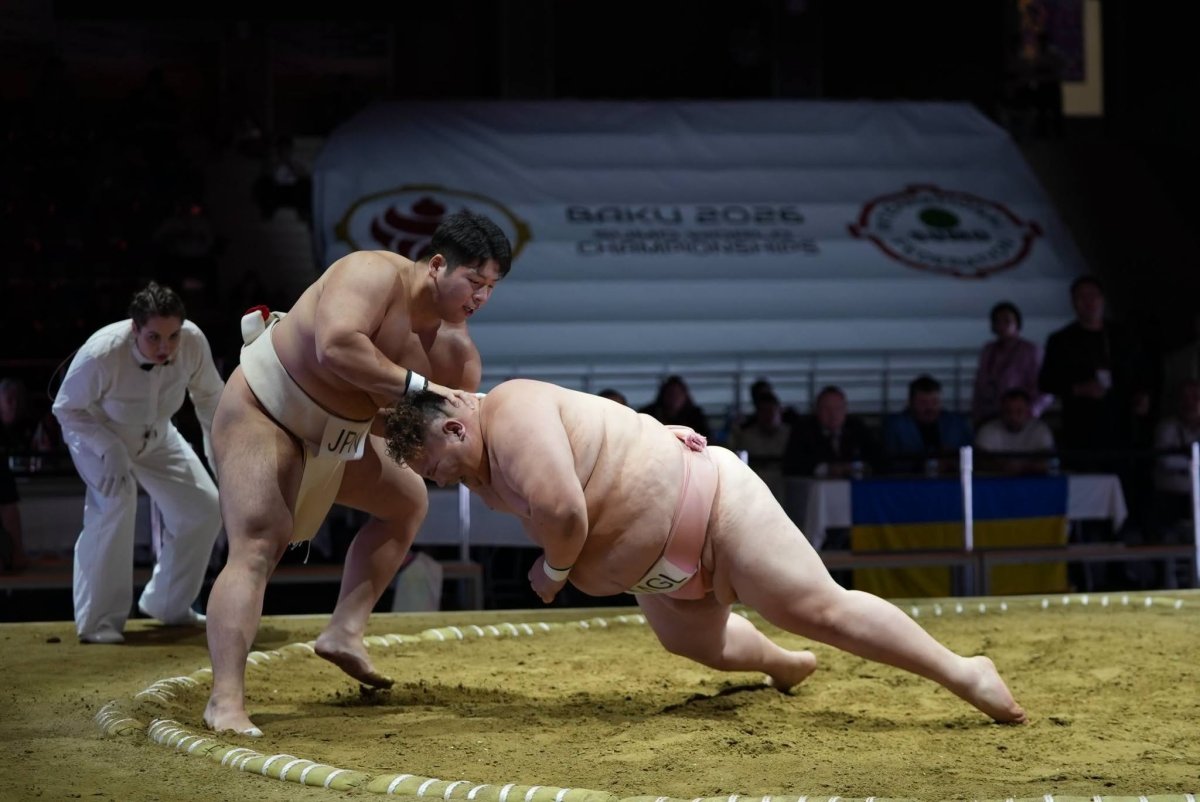 Bakıda sumo üzrə dünya çempionatının açılış mərasimi keçirilib - FOTOLAR