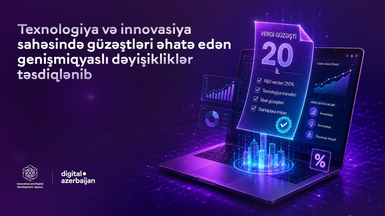 Texnologiya və innovasiya sahəsində güzəştlərlə bağlı genişmiqyaslı dəyişikliklər təsdiqlənib