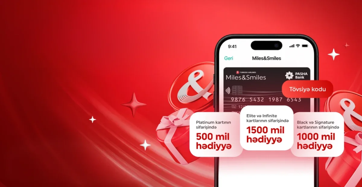 PAŞA Bank yeni bonus mil proqramına start verib