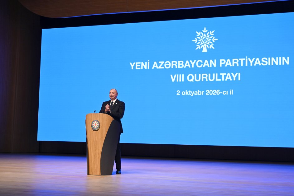 Yeni Azərbaycan Partiyasının VIII Qurultayı keçirilir