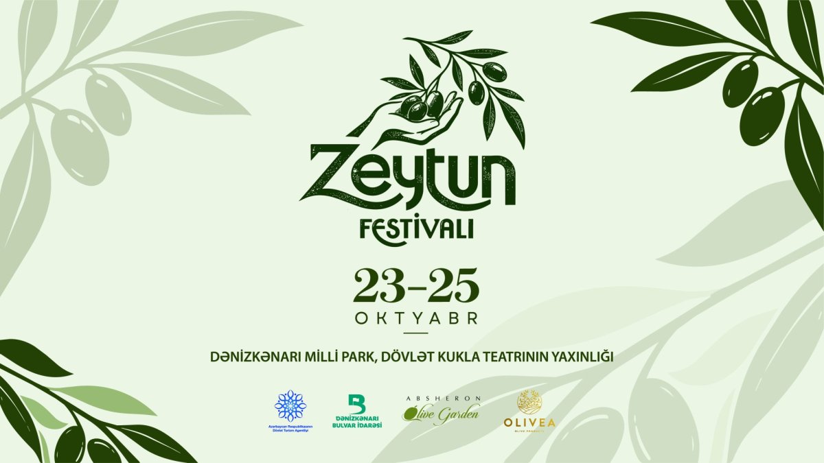Bakı Bulvarında Zeytun Festivalı keçiriləcək